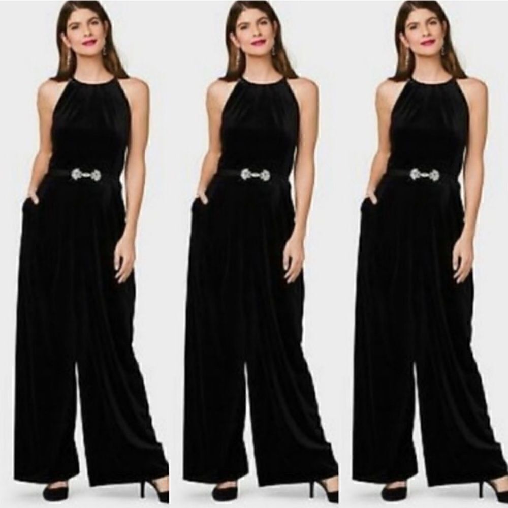 Luxe Carmen Marc Valvo Black Velvet
